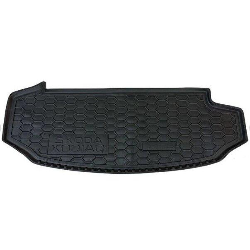 Килимок у багажник гума Avto-Gumm для Skoda Kodiaq 2017- (7 місць) короткий