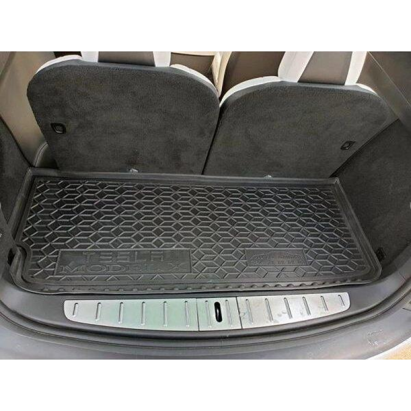 Килимок у багажник гума Avto-Gumm для Tesla Model X 2016- короткий