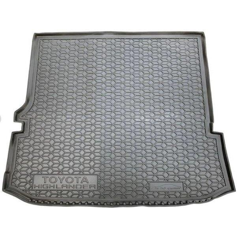 Килимок у багажник гума Avto-Gumm для Toyota Highlander 4 2020- 7 місць без вух