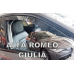 Дефлектори вікон (вітровики) “Heko“ для Alfa Romeo Giulia 2016-2022 седан вставні передні 2шт.