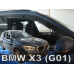 Дефлектори вікон (вітровики) “Heko“ для BMW iX3 (G08) 2018-2024 (5 дверей) вставні передні 2шт.