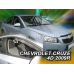 Дефлектори вікон (вітровики) “Heko“ для CHEVROLET Cruze 2009-2016 хетчбек (5 дверей) вставні передні 2шт.