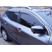 Дефлектори вікон (вітровики) “Niken“ для Nissan Qashqai (J11) 2013-2021 з хромованим молдінгом (BNSQS1523-W/S)