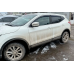 Дефлектори вікон (вітровики) “HIC“ для Nissan Qashqai (J11) 2013-2021 (5 дверей) на скотчі з хром полосою (NI84-IJ)