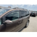 Дефлектори вікон (вітровики) “HIC“ для VW Touran (I/II) 2003-2015 (задні довгі) на скотчі 4шт. (00-00004010/VW40)