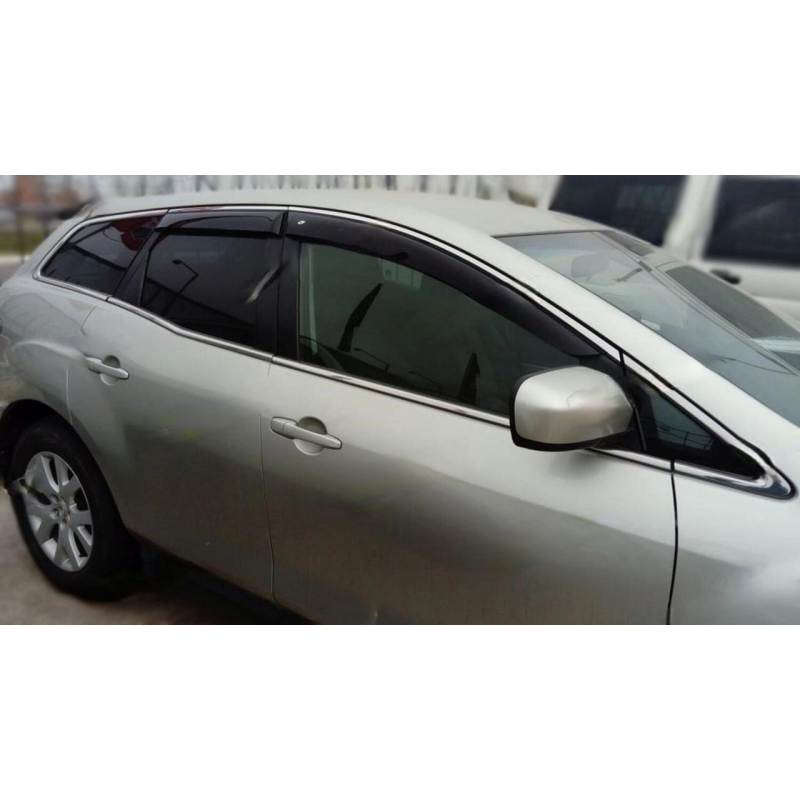 Дефлектори вікон (вітровики) “VL-Tuning“ для Mazda CX-7 2006-2012 (WMZD10)