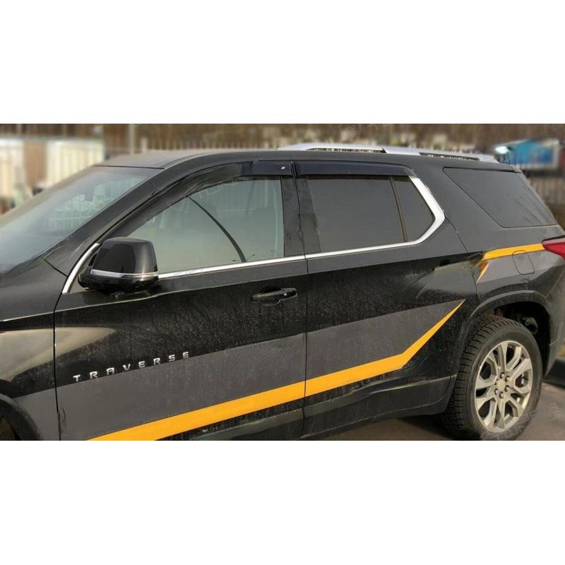 Дефлектори вікон “VL-STAR“ для Chevrolet Traverse 2018- (CV875)