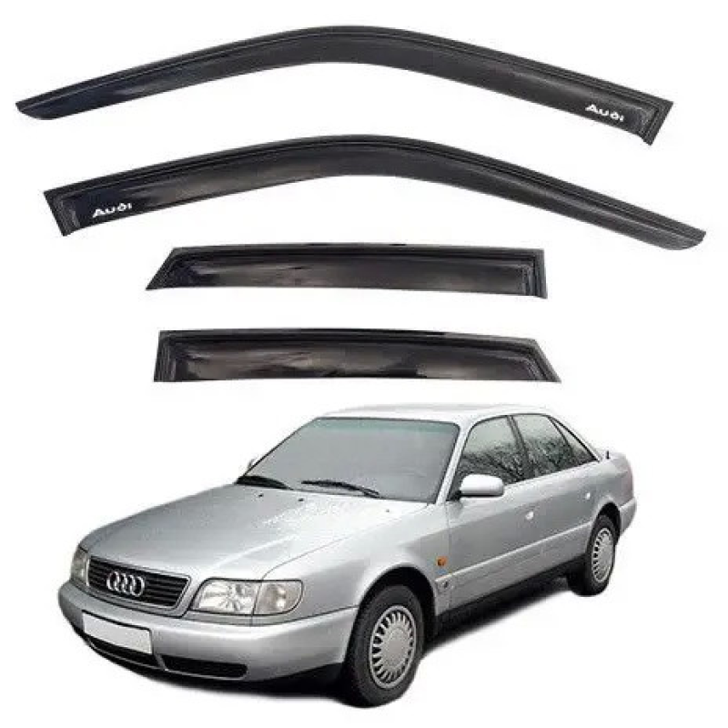 Дефлектори вікон (вітровики) “AV-TUNING“ для AUDI 100 (С4)1991-1994/A6 (C4) 1994-1997 седан (VA10190)