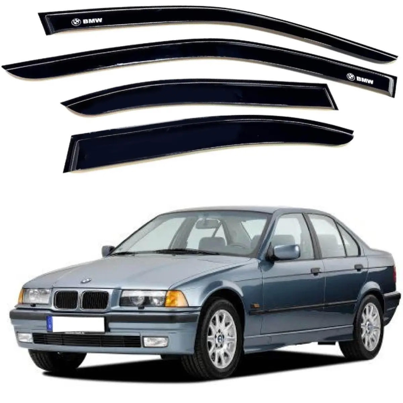 Дефлектори вікон (вітровики) “AV-TUNING“ для BMW 3 (E36) 1990-1999 седан (VB20490)