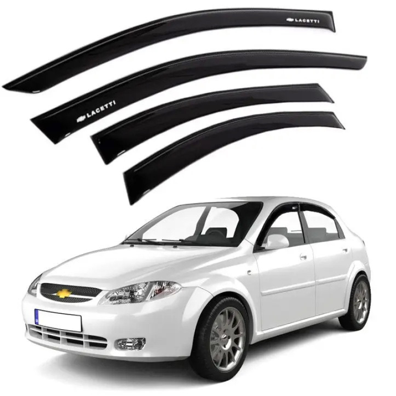 Дефлектори вікон (вітровики) “AV-TUNING“ для CHEVROLET Lacetti 2003-2013 хетчбек (VC20803)