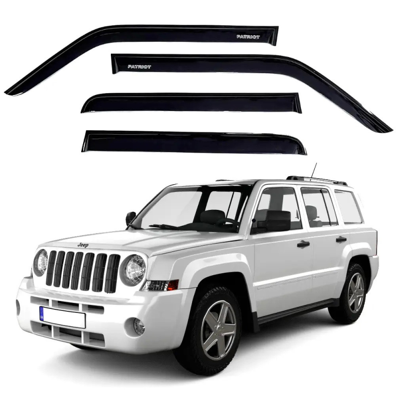Дефлектори вікон (вітровики) “AV-TUNING“ для JEEP Patriot 2007-2017 (VJ20107)