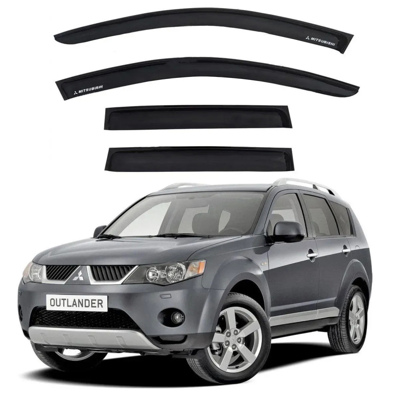Дефлектори вікон (вітровики) “AV-TUNING“ для MITSUBISHI Outlander XL /Peugeot 4007 /Citroen C-Crosser 2006-2012 (VM40706)