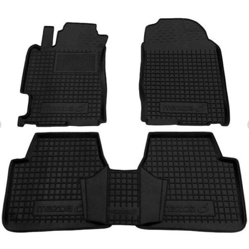 Килимки в салон гумові Avto-Gumm для Mazda 6 2002-2007
