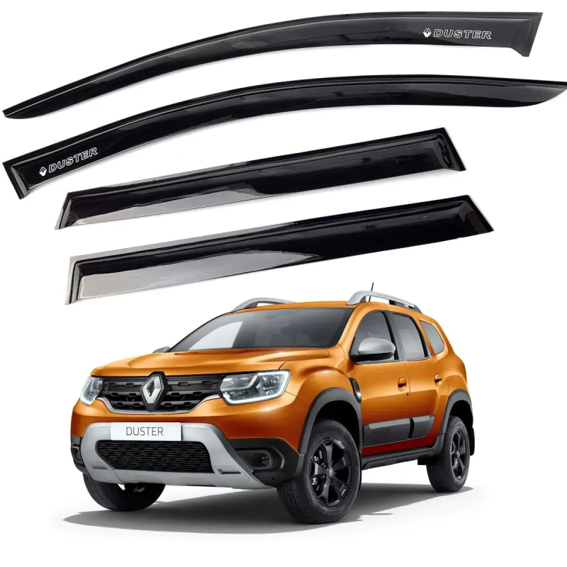 Дефлектори вікон (вітровики) “AV-TUNING“ для RENAULT Duster 2018-2024 (VR10318)