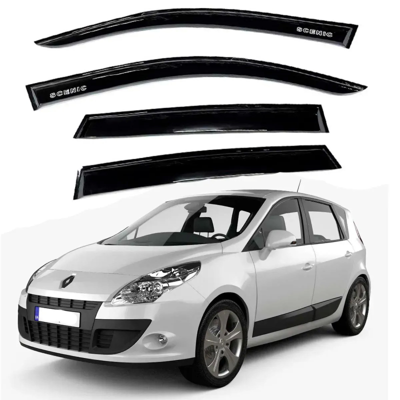 Дефлектори вікон (вітровики) “AV-TUNING“ для RENAULT Scenic III 2009-2016/Grand Scenic III 2009-2016 (VR12109)