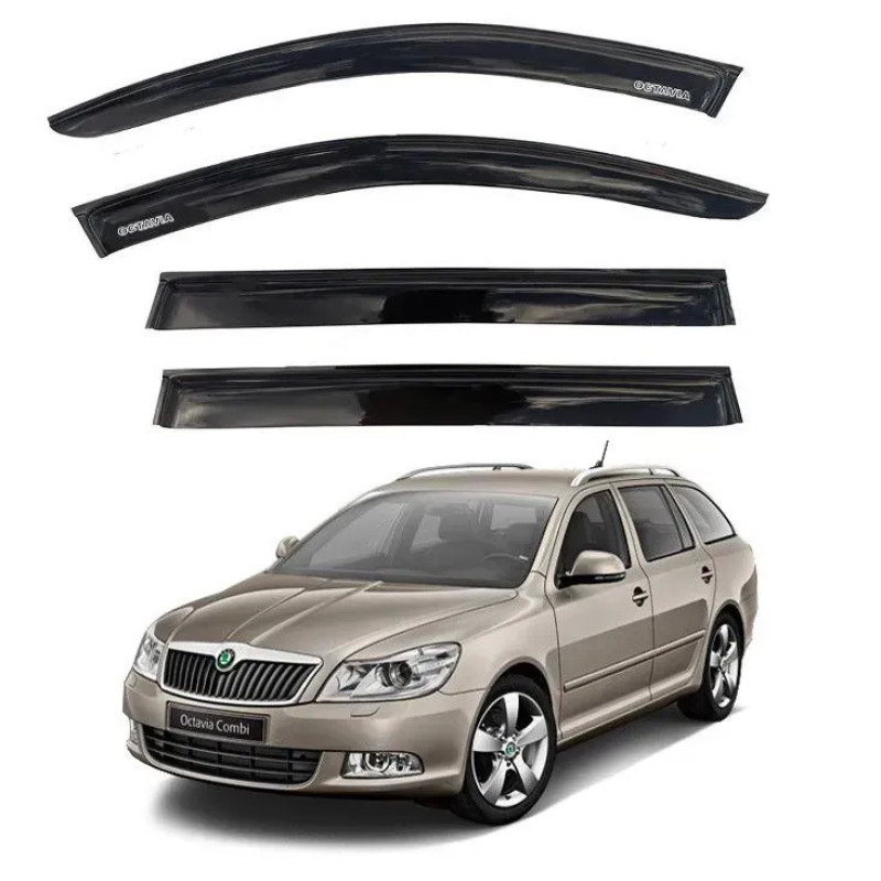 Дефлектори вікон (вітровики) “AV-TUNING“ для SKODA Octavia Tour А4 1997-2010 універсал (VS10996)