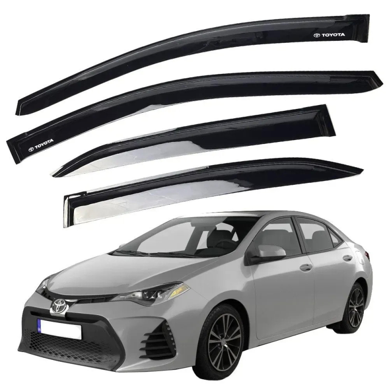 Дефлектори вікон (вітровики) “AV-TUNING“ для TOYOTA Corolla 2013-2018 седан (VT21113)