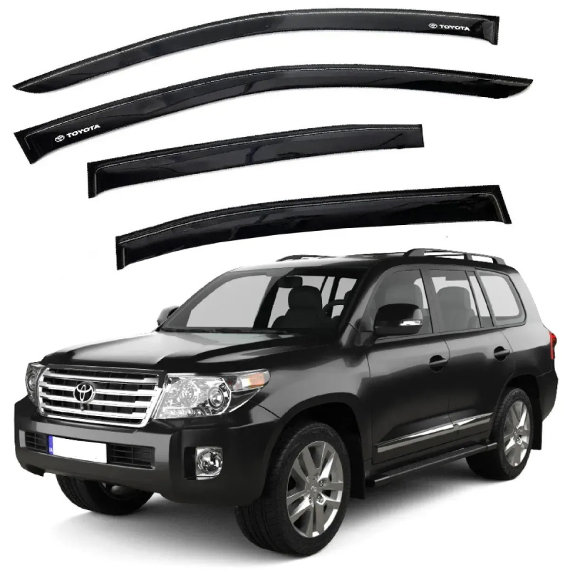 Дефлектори вікон (вітровики) “AV-TUNING“ для TOYOTA Land Cruiser 200 2007-2021 (VT21507)