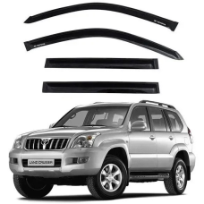 Дефлектори вікон (вітровики) “AV-TUNING“ для TOYOTA Land Cruiser Prado 120 2003-2009 (VT20702)