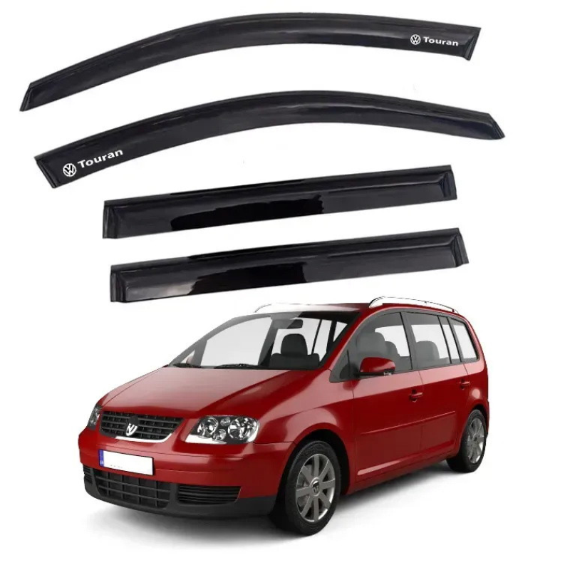 Дефлектори вікон (вітровики) “AV-TUNING“ для VW Touran (I/II) 2003-2015 на скотчі 4шт. (VV12910) Дефлектори вікон (вітровики) “AV-TUNING“ для VW Touran (I/II) 2003-2015 на скотчі 4шт. (VV12910)