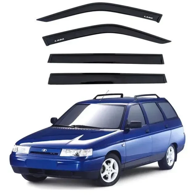 Дефлектори вікон (вітровики) “AV-TUNING“ для ВАЗ 2111 1998-2009 вставні (ВВ10013)