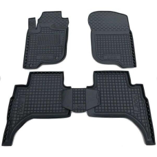 Килимки в салон гумові Avto-Gumm для Mitsubishi L200 2016- (коротка база)