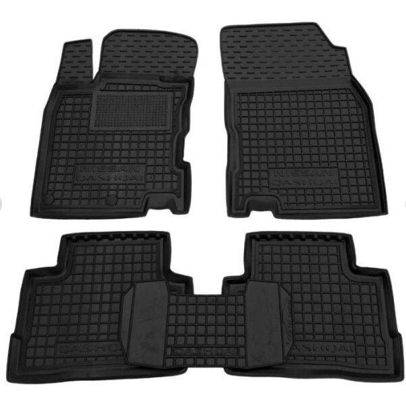 Килимки в салон гумові Avto-Gumm для Nissan Qashqai 2014-