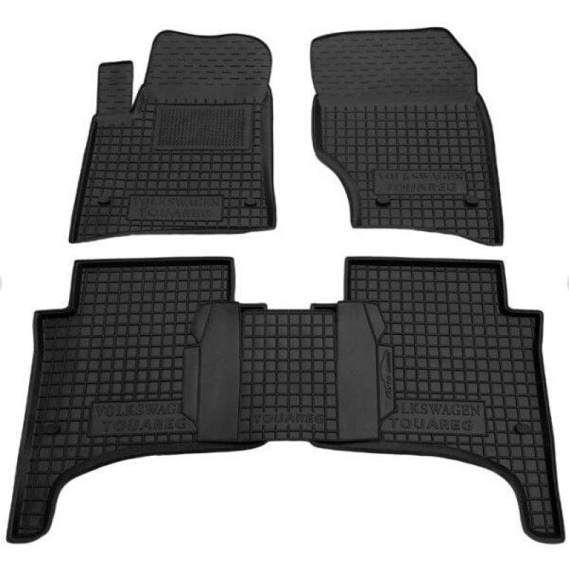 Килимки в салон гумові Avto-Gumm для Volkswagen Touareg 2002-2010