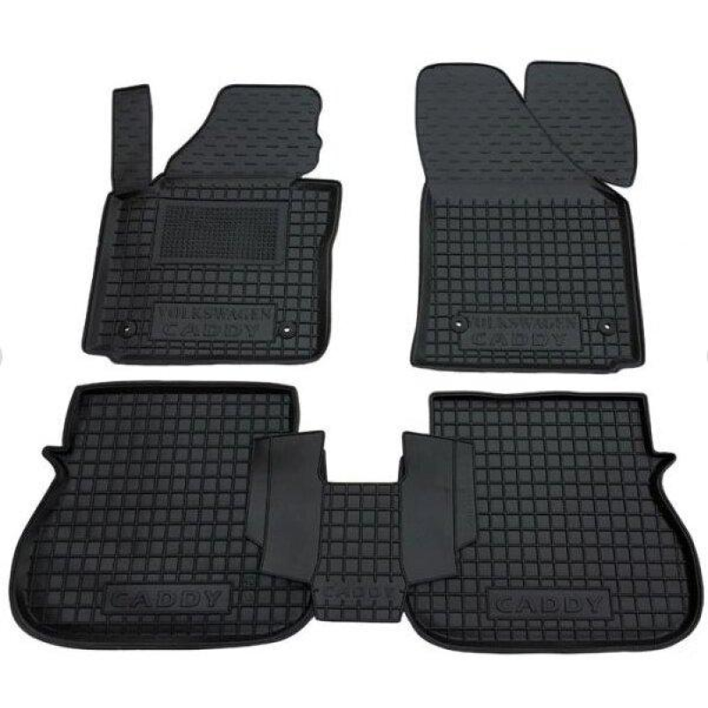 Килимки в салон гумові Avto-Gumm для Volkswagen Caddy 2004-2015 (4 двері)