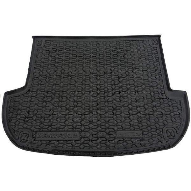 Килимок у багажник гума Avto-Gumm для Hyundai Santa Fe 2006-2012 5 місць