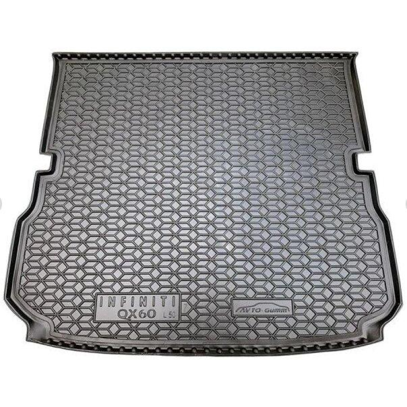 Килимок у багажник гума Avto-Gumm для Infiniti L50/JX/QX60 2012-2022 7 місць